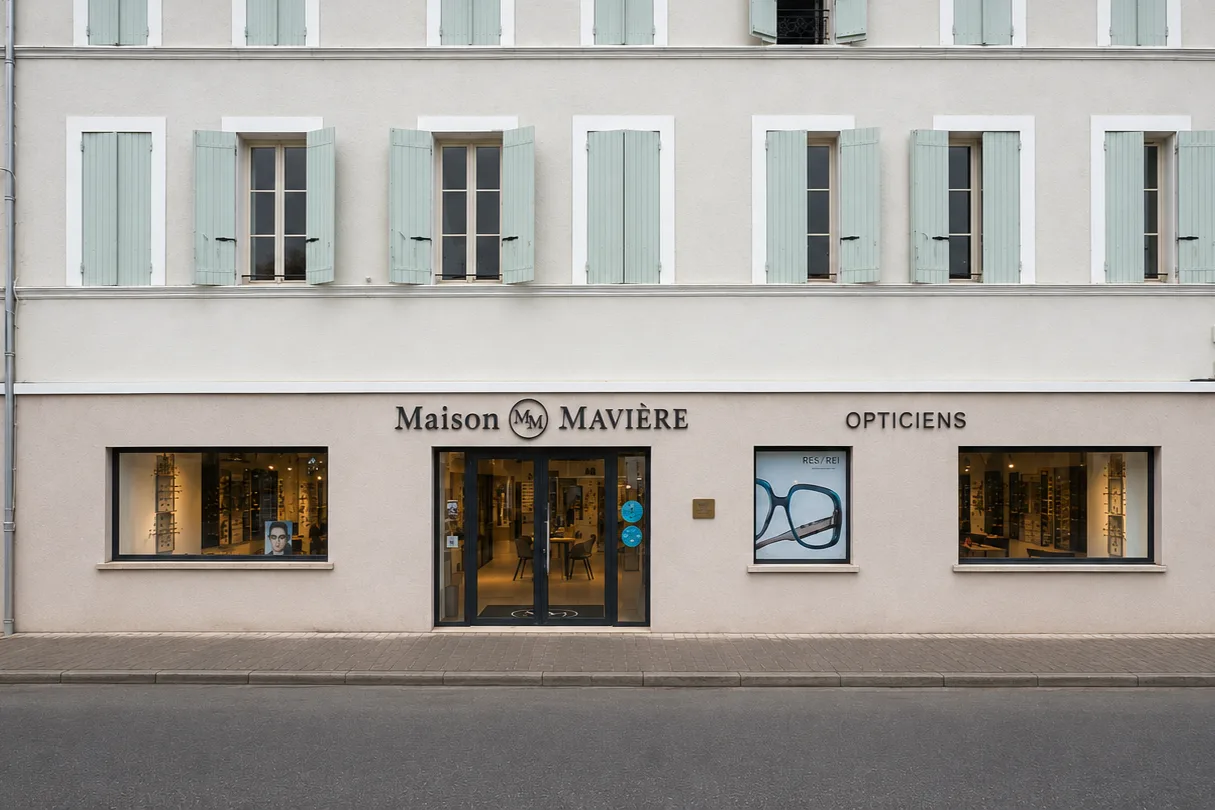 La devanture de la Maison Mavière à Villeneuve-sur-Lot